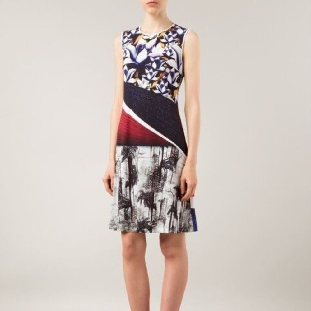 CLOVER CANYON Forbidden Forest Mixed Print Dress
